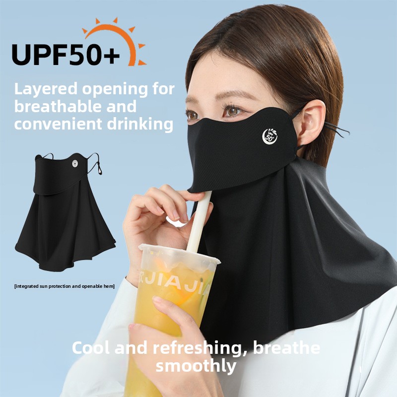Sports Mask Breathable - 식수, 목 보호, 자외선 차단, 아이스