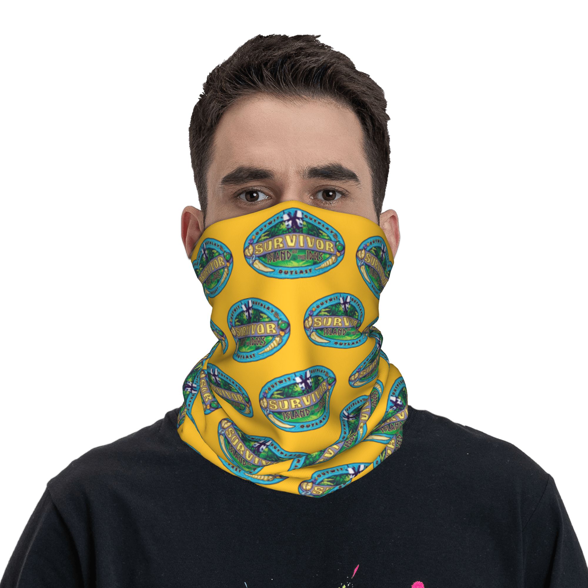 Sports Mask Breathable - S-Survivors Bandana 넥 커버 프린트 아이들스