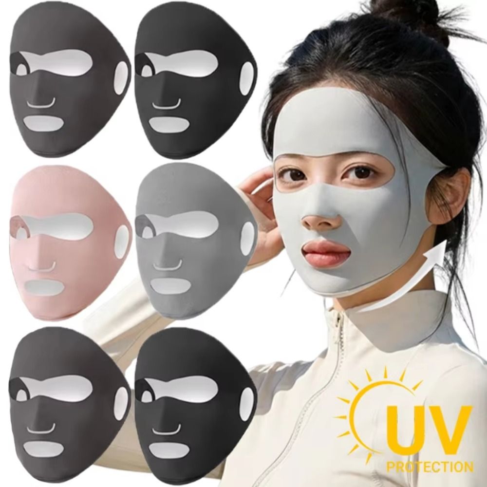 Sports Mask Breathable - 시원한 아이스 실크 자외선 차단 마스크,