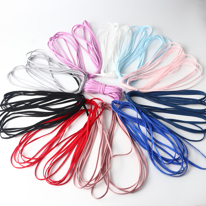 Mask Lanyard Adjustable - 탄성 스레드 나일론 고무 밴드 재봉