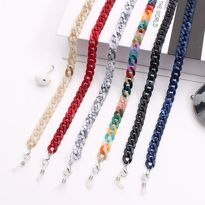 Mask Chain Holder - 아크릴 안경 체인 패션 목 체인
