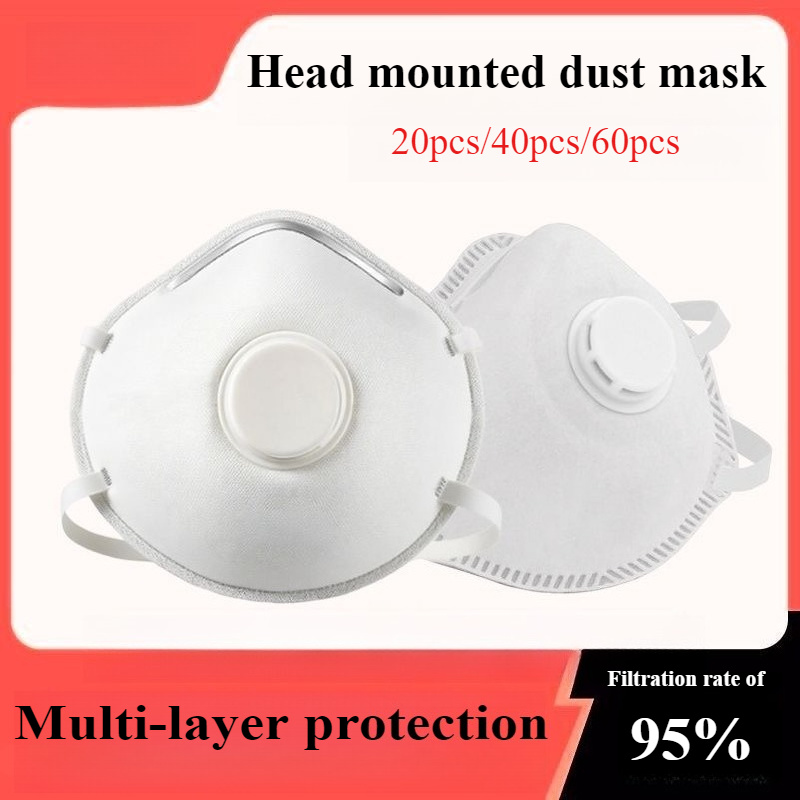 Kn95 Respirator Mask - 20PCS/40PCS/60PCS 먼지 마스크 밸브형 마스크 악취