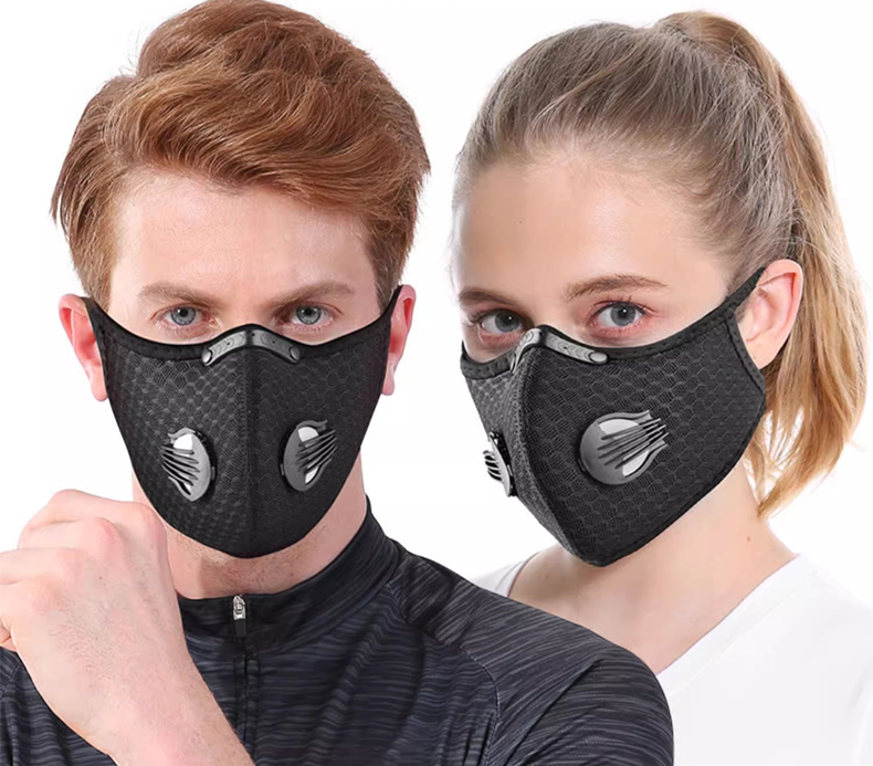 Anti Pollution Mask - 사이클링 마스크 스포츠 세척 가능 필터