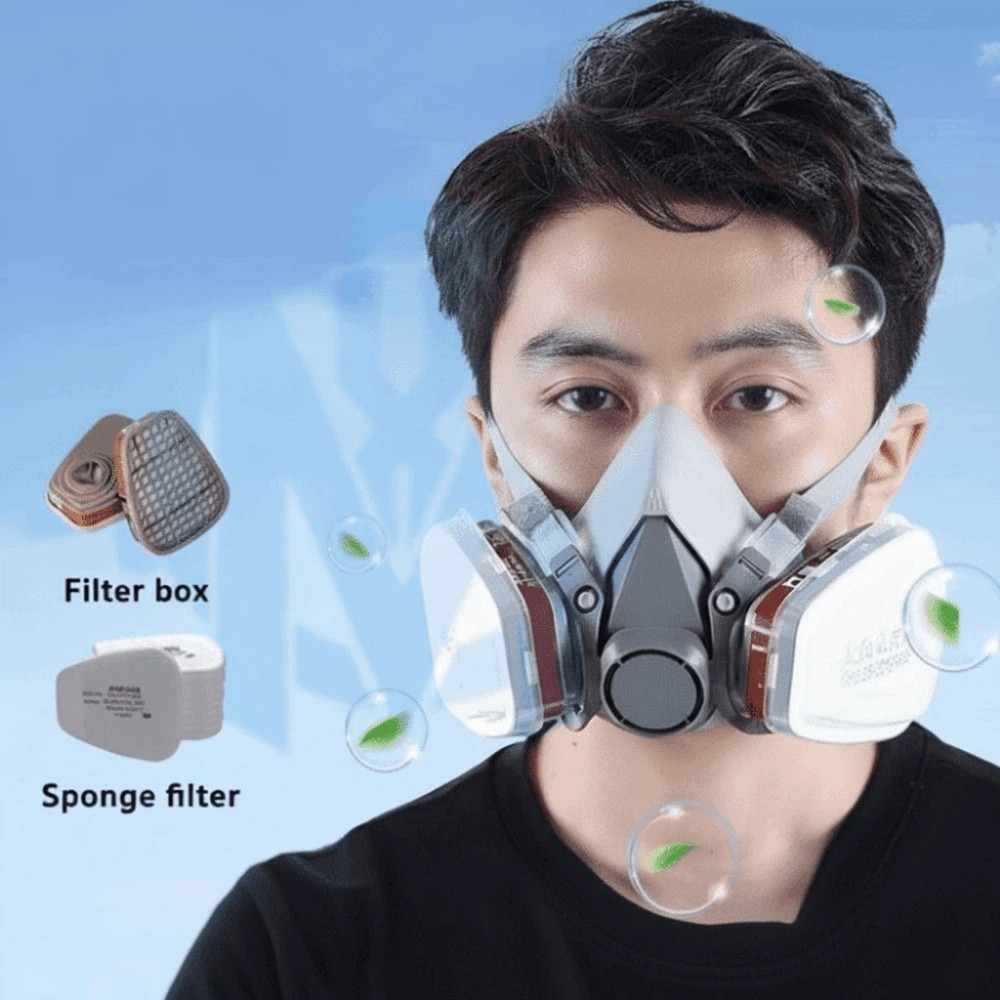 Respirator Half Face - 재사용 가능 ‌ 반면형 전문가용 호흡기