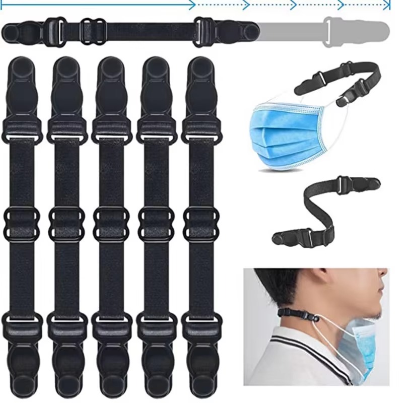 Mask Ear Saver Strap - 5PC 조정 가능한 마스크 확장 붕대