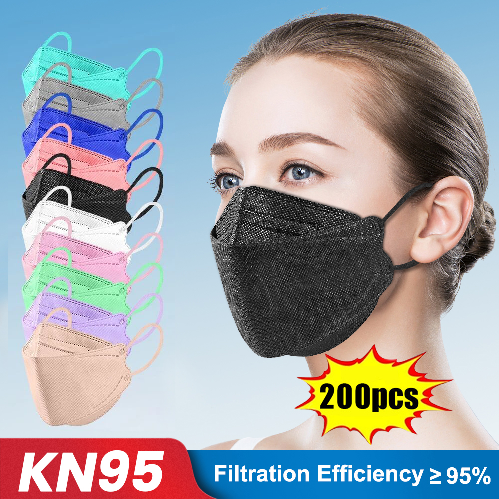 Disposable Surgical Mask - 10-200pcs ffp2 mascarillas CE KN95 마스크