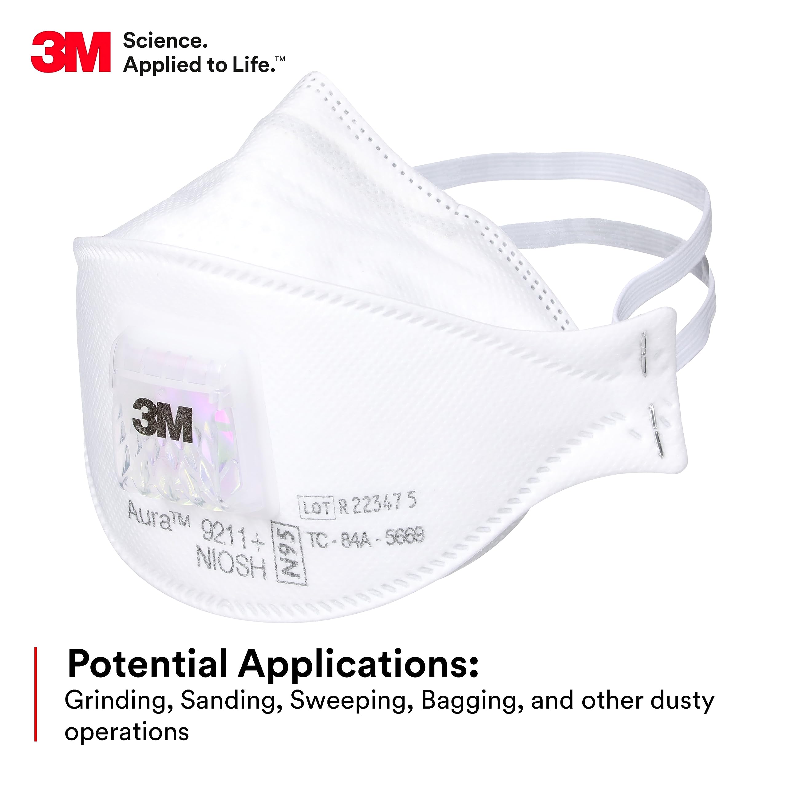 Kn95 Respirator Mask - 3M 아우라 9211+ 입자 방진 마스크