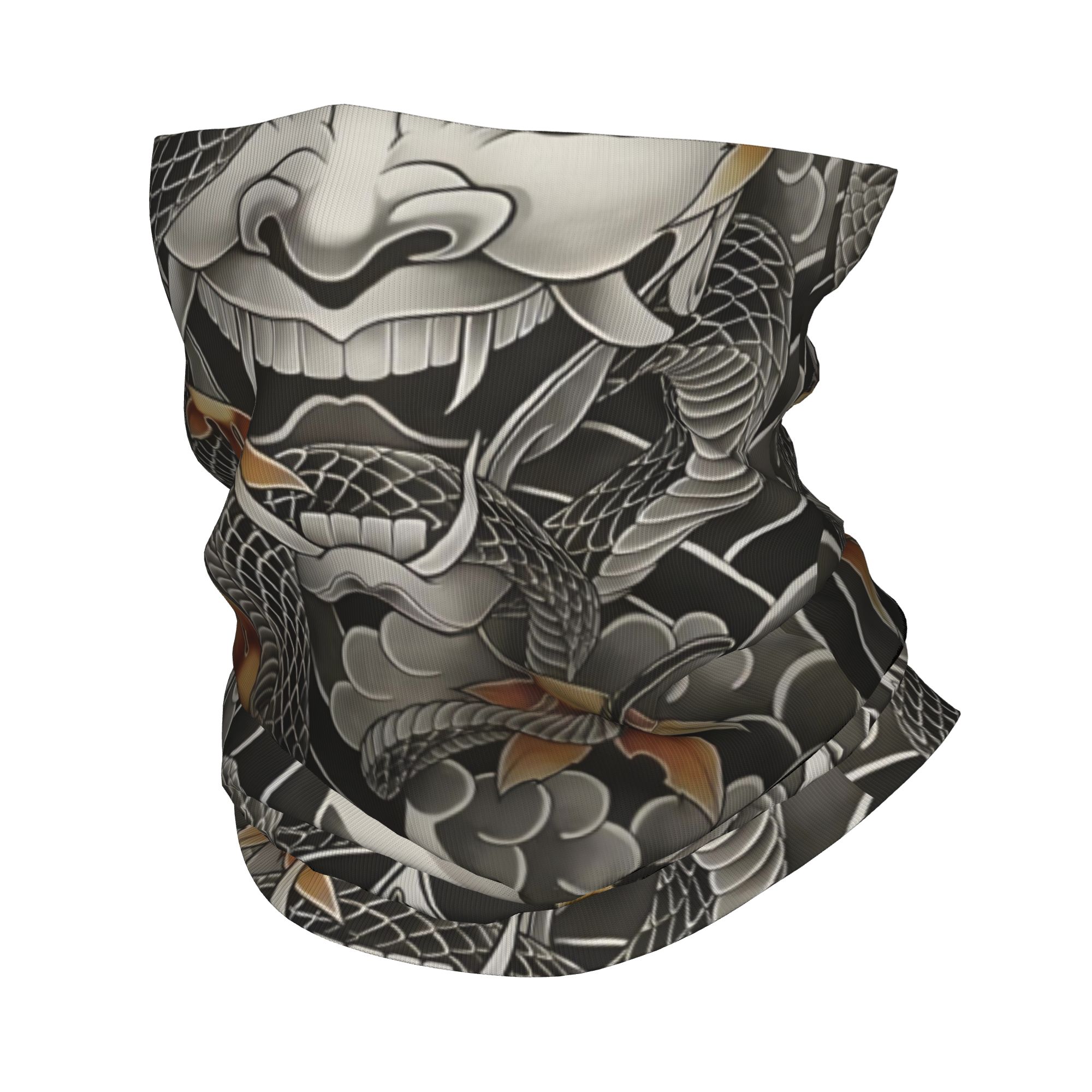 Neck Gaiter Face Cover - 커스텀 사무라이 오니 데몬 반다나 넥