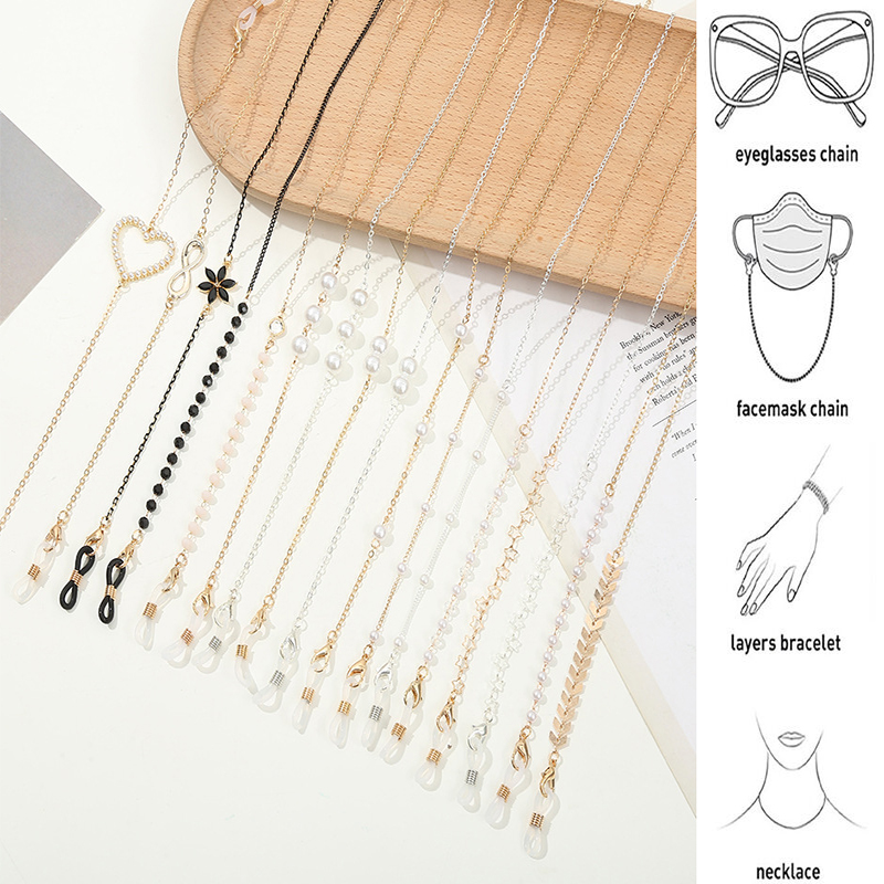 Mask Chain Holder - 2022 여성을 위한 패션 안경 체인