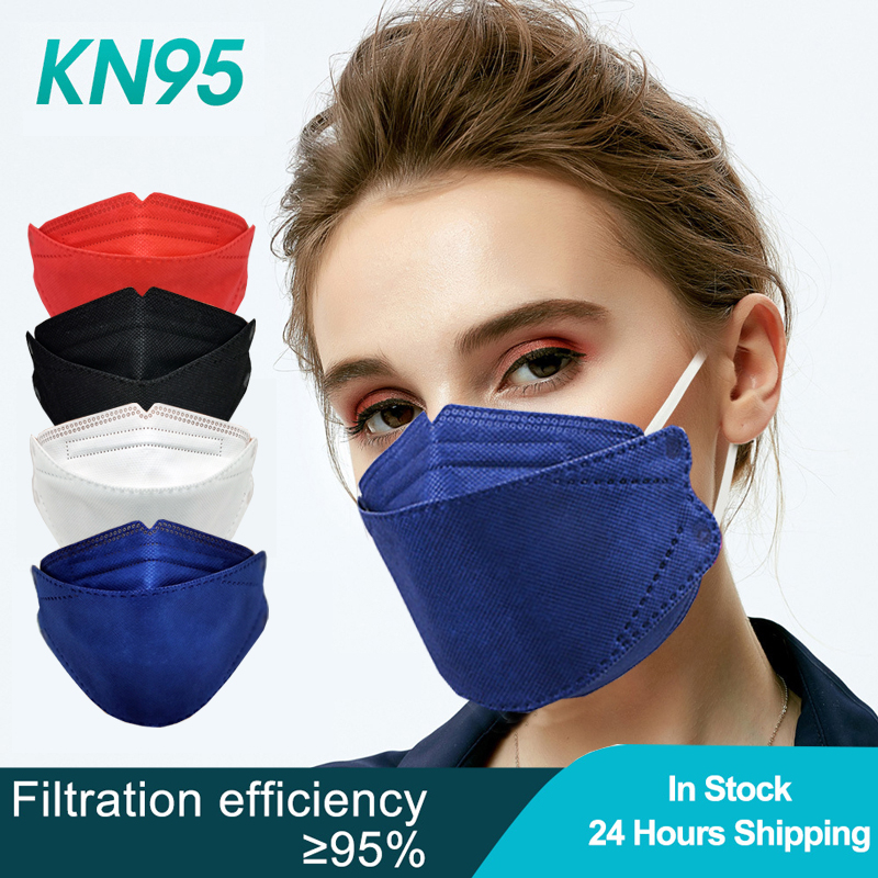 Kn95 Respirator Mask - 품질 4 레이어 색상 마스카라 fpp2