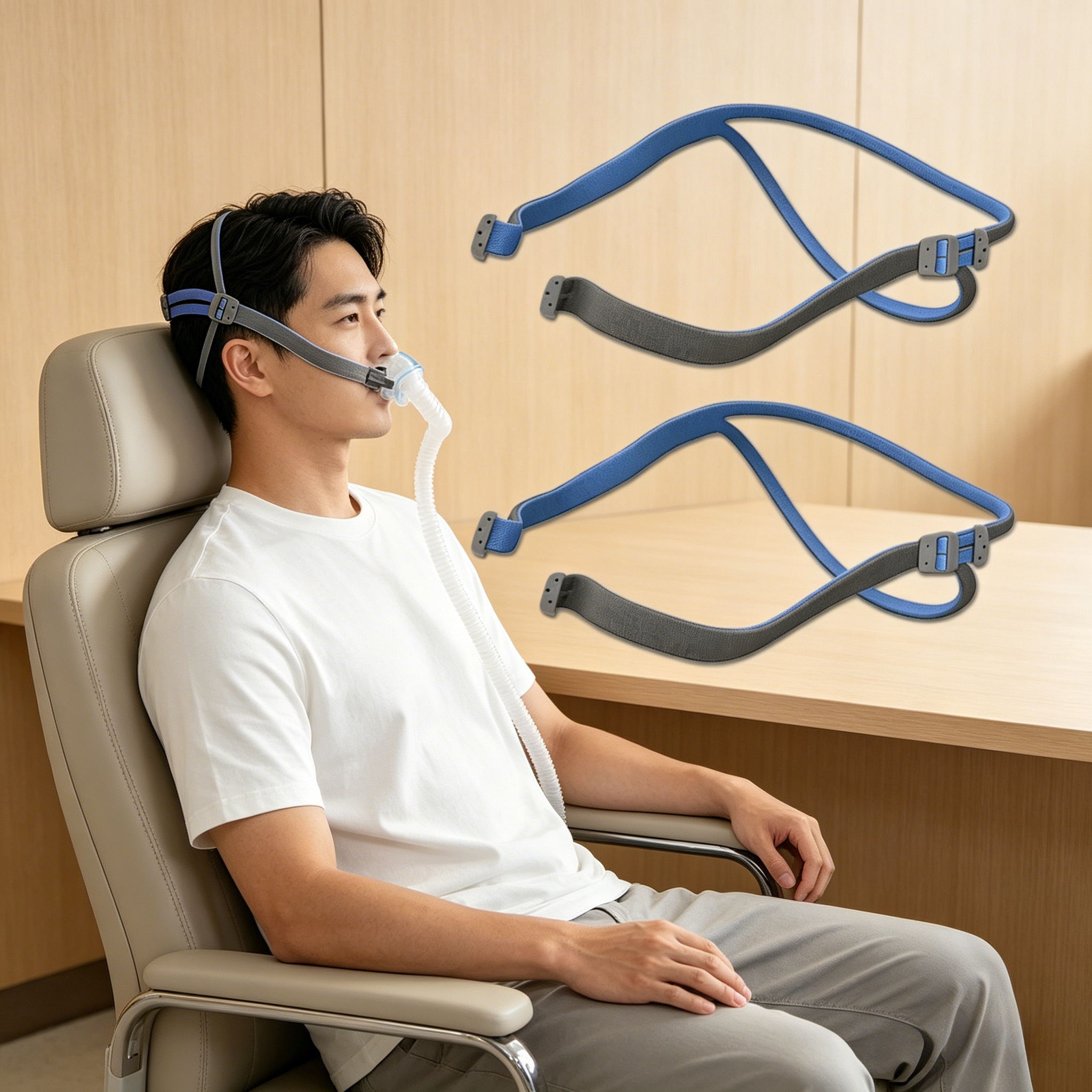 Mask Lanyard Adjustable - 1-2pcs 헤드기어 스트랩 CPAP 마스크 스트랩