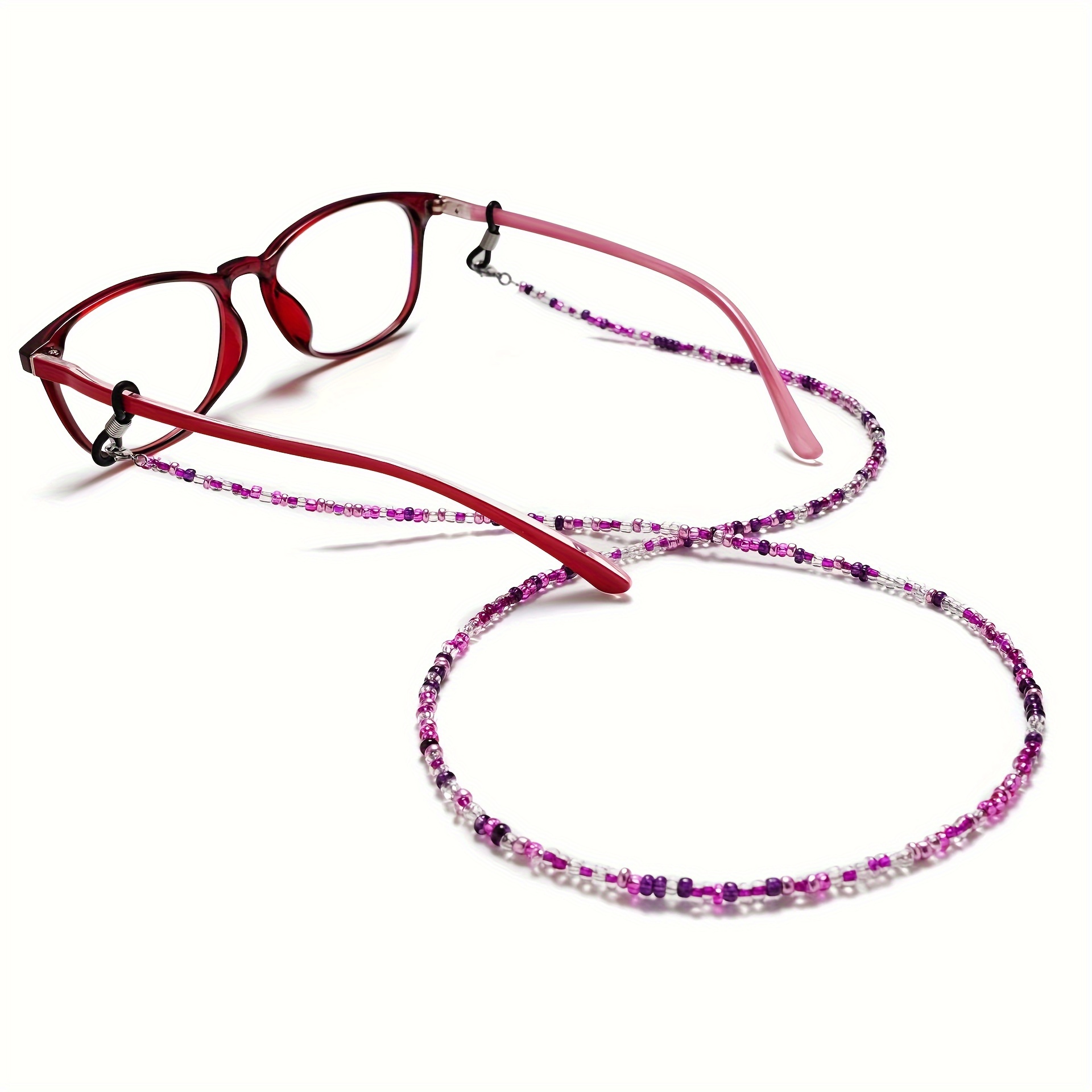 보헤미안 스타일 비즈 안경줄, 조절 가능한 미끄럼 방지 - Mask Lanyard Adjustable 리뷰 및 가격