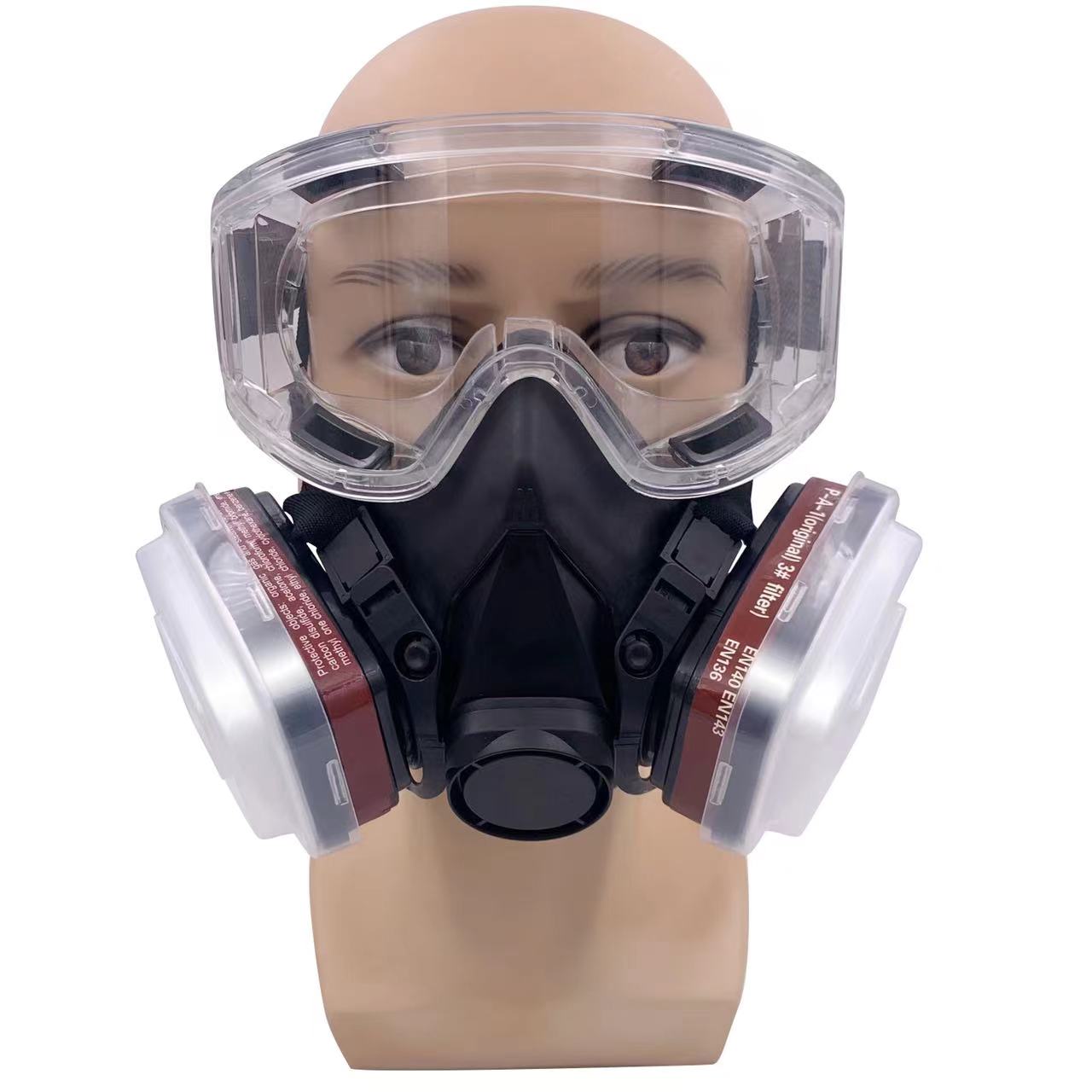 먼지 가스 마스크 안개 방지 안전 고글 6200 검정색 - Dust Mask Construction 리뷰 및 가격