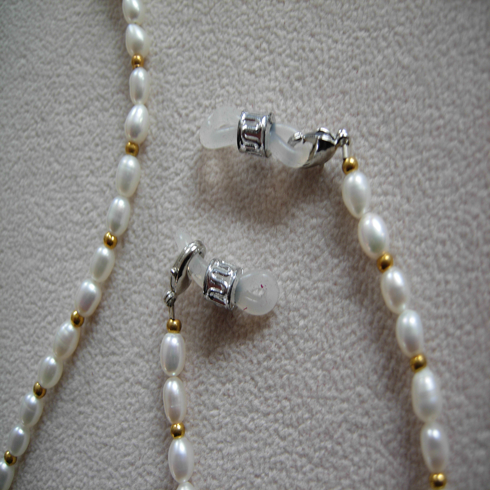 패셔너블한 안경 비즈 진짜 천연 진주 목걸이 체인 안경 - Mask Chain Holder 리뷰 및 가격