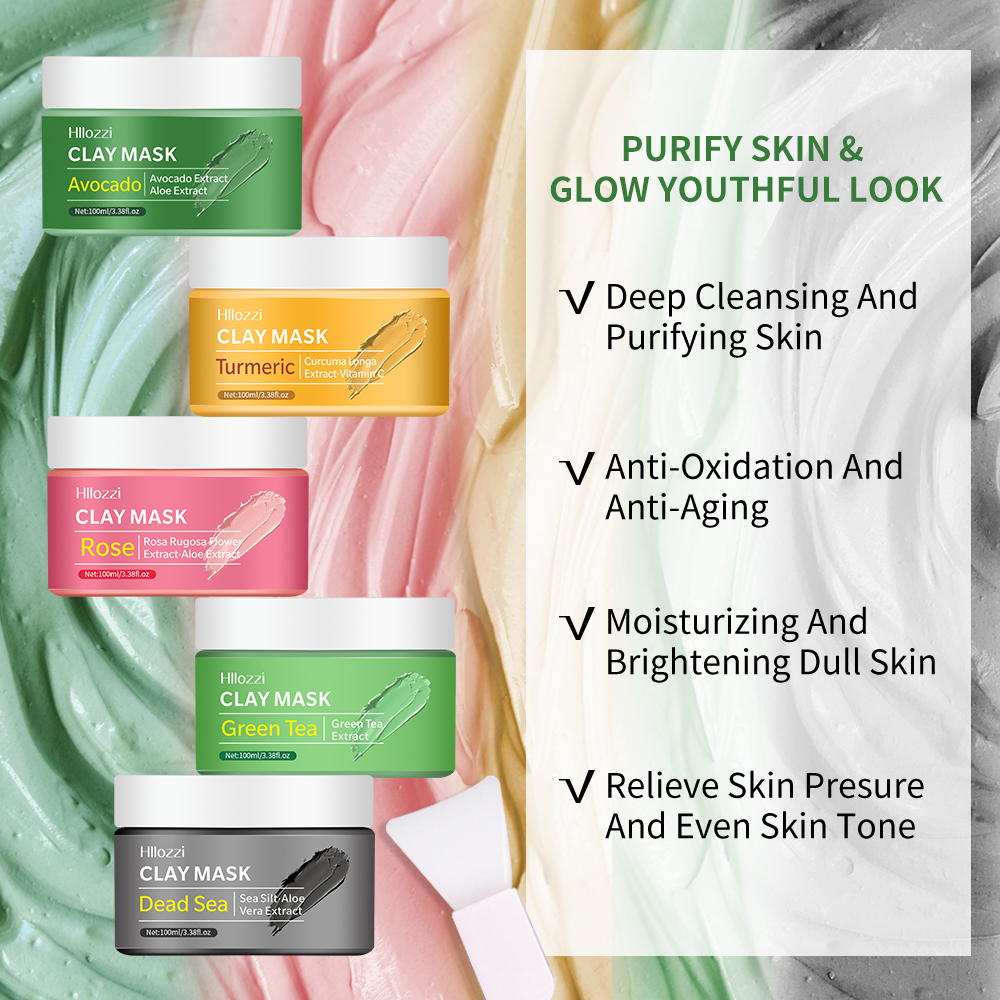 100ml 로즈 페이셜 클렌징 머드 마스크 심황 머드  - Dust Mask Construction 리뷰 및 가격