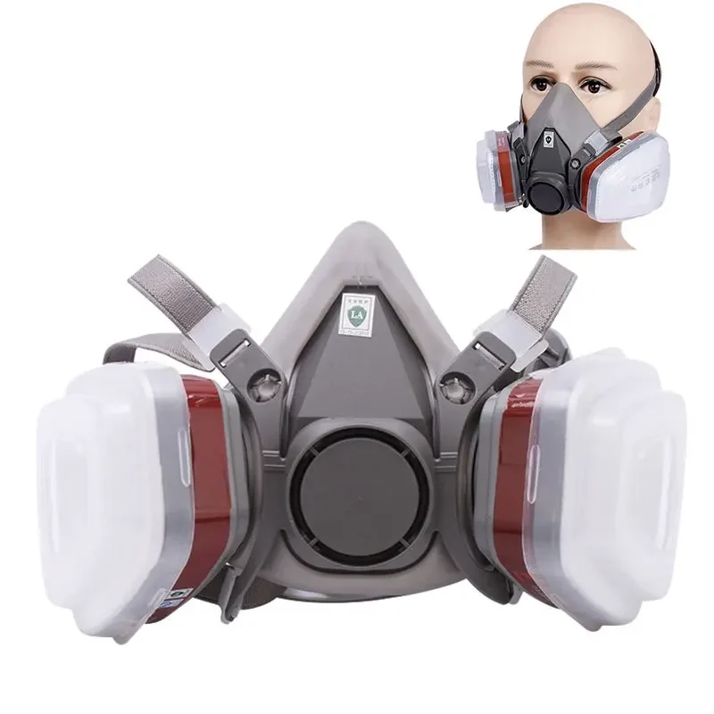 7in1 가스 방지 반면 마스크 6001 2091 5n - Respirator Half Face 리뷰 및 가격