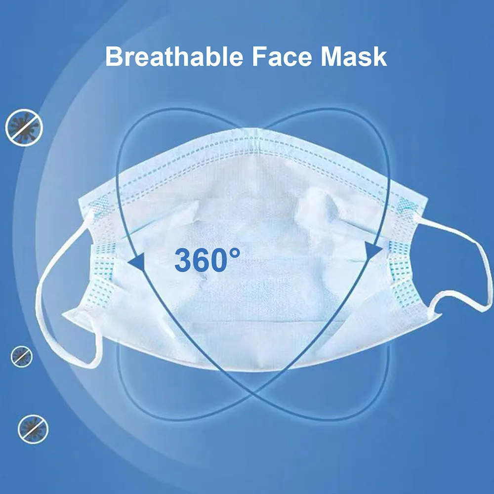 100/200pcs Nipah Virus 개인 보호 일 - Disposable Surgical Mask 리뷰 및 가격