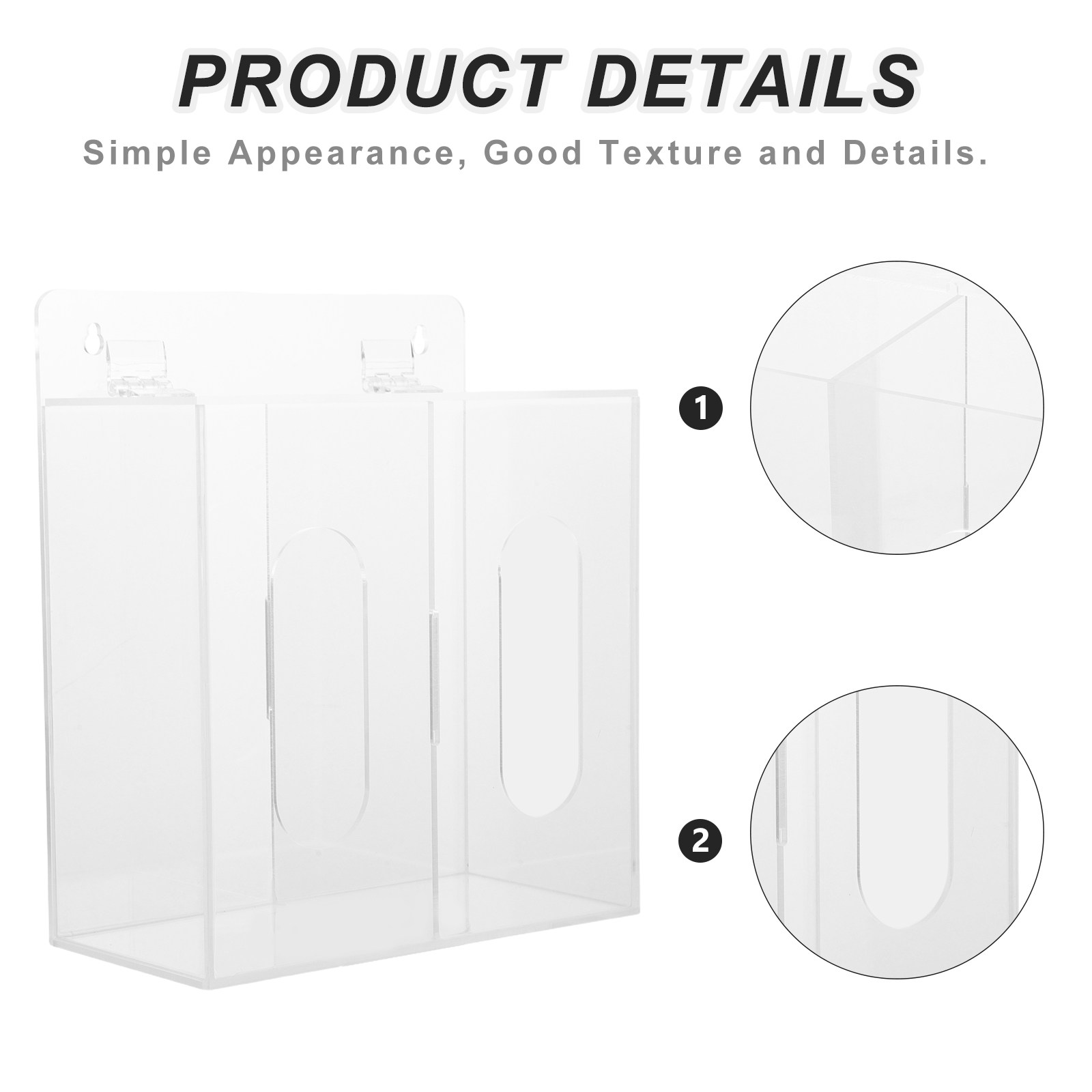 투명 아크릴 마스크 보관함 이중 수납칸 방진 플립 뚜껑 - Face Mask Storage Box 리뷰 및 가격