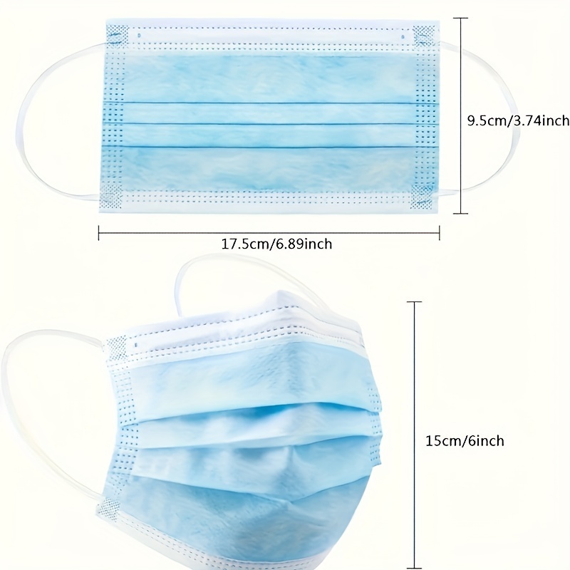 빠른 배송! 300개입 두꺼운 파란색 일회용 보호 마스 - Disposable Mask Blue 리뷰 및 가격