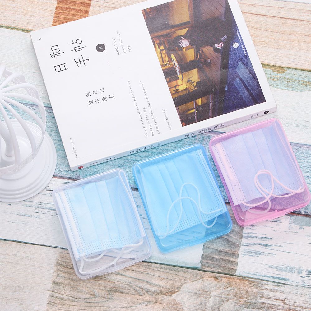 보호 직사각형 용기 휴대용 얼굴 마스크 일회용 보관 상 - Face Mask Storage Box 리뷰 및 가격