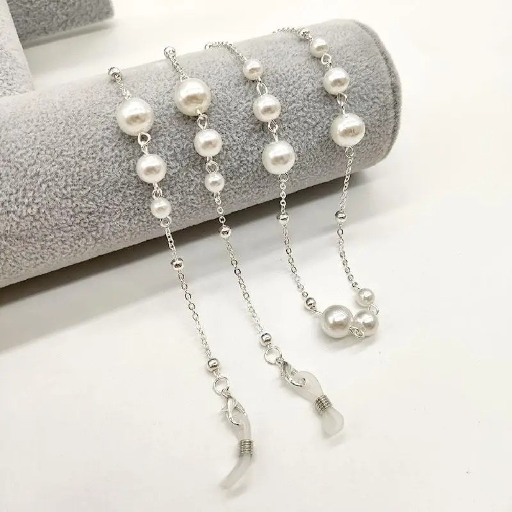 트렌디한 진주 비즈 선글라스 체인 조절 가능한 안티 드 - Mask Lanyard Adjustable 리뷰 및 가격