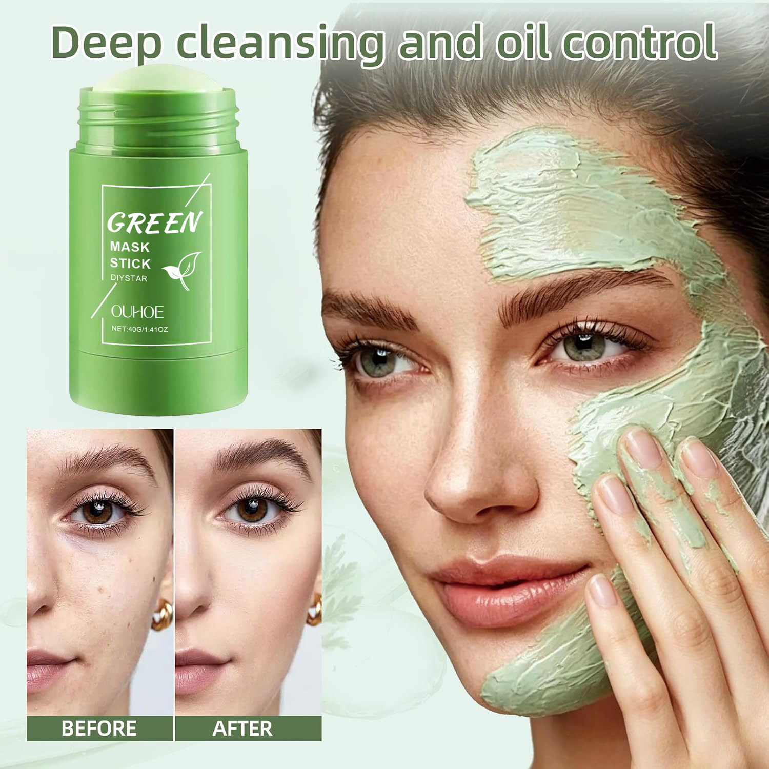 알래스카 화산 & 녹차 딥 포어 클렌징 마스크 스틱 블 - Dust Mask Construction 리뷰 및 가격