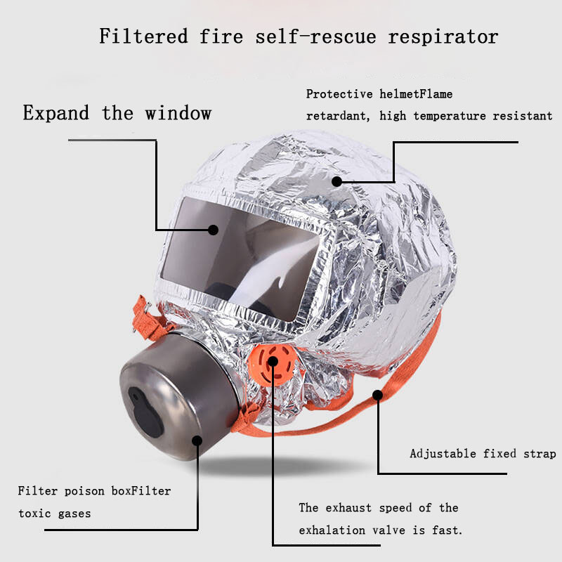 화재 안전 호흡기 화재 호흡 장치 보호 마스크 필터형  - Kn95 Respirator Mask 리뷰 및 가격