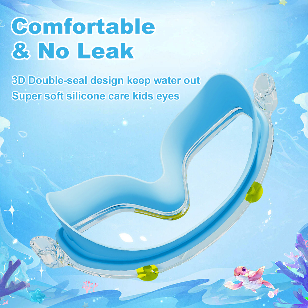 어린이 수영 고글 남아 여아 안티포그 누수방지 큰 프레 - Silicone Mask Bracket 리뷰 및 가격