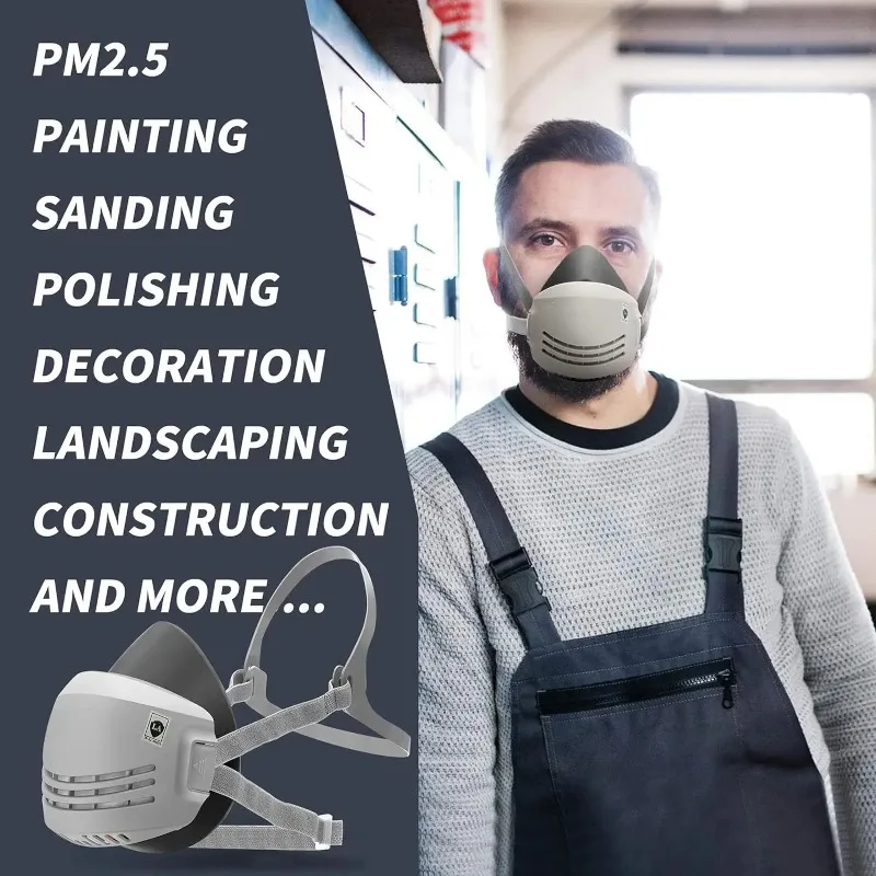 먼지 마스크 + 20pcs 필터 면화 호흡기 반 얼굴  - Dust Mask Construction 리뷰 및 가격