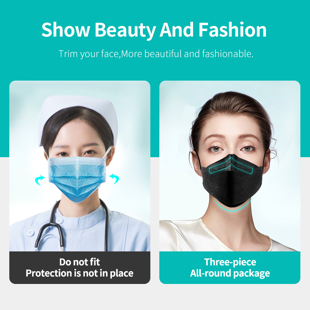 10-100PCS 마스카라 FFP2 페이스 마스크 CE - Disposable Surgical Mask 리뷰 및 가격