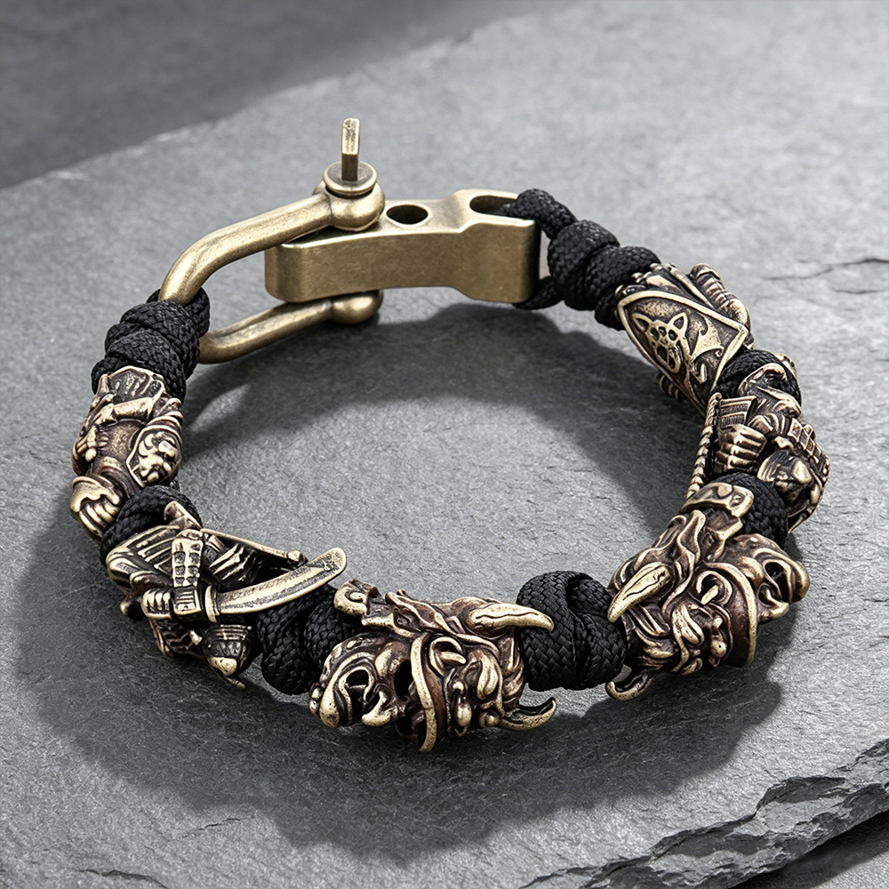남성용 새로운 Hannya 마스크 끈 팔찌 소년 선물  - Mask Lanyard Adjustable 리뷰 및 가격