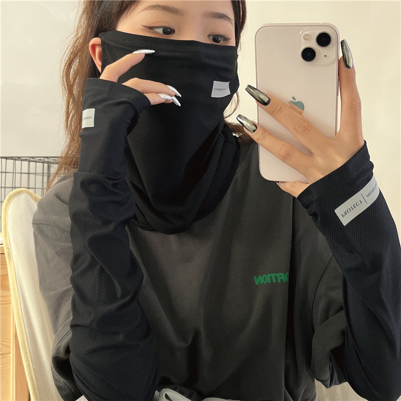 태양 UV 차단 팔 슬리브, 쿨링 아이스 실크 페이스  - Sports Mask Breathable 리뷰 및 가격