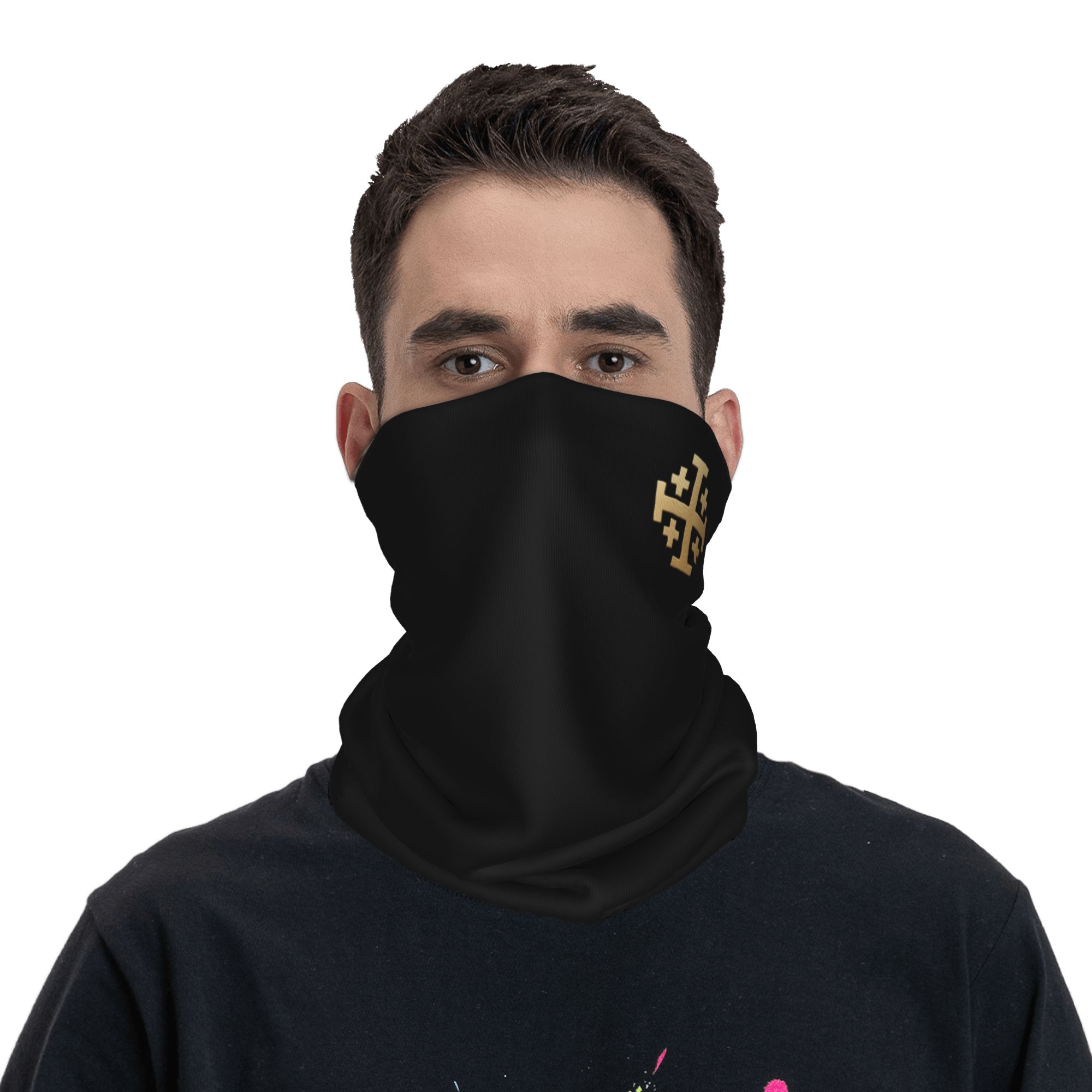 나이트 예루살렘 크로스 기독교 반다나 넥 커버 프린트  - Neck Gaiter Face Cover 리뷰 및 가격