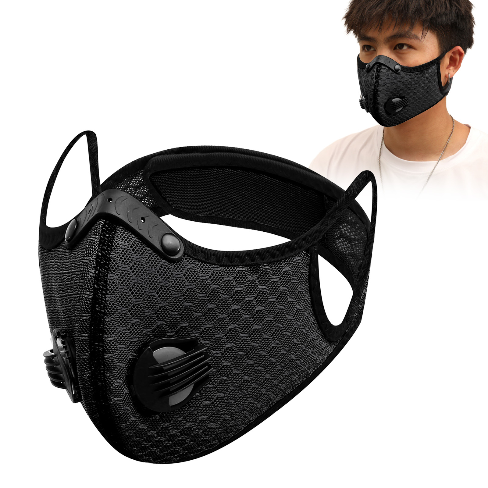 유니섹스 방풍 라이딩 마스크 활성탄 마스크 야외 스포츠 - Anti Pollution Mask 리뷰 및 가격