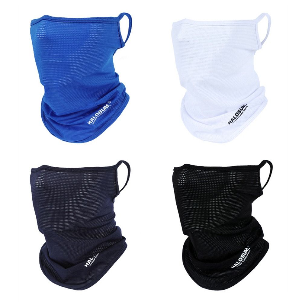 여름 얼음 실크 태양 보호 자전거 마스크 전체 얼굴 마 - Sports Mask Breathable 리뷰 및 가격