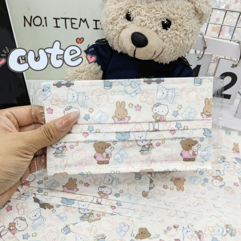 10/30/50/100PCS 귀여운 카와이 미피 페이스 - Kids Face Mask 리뷰 및 가격
